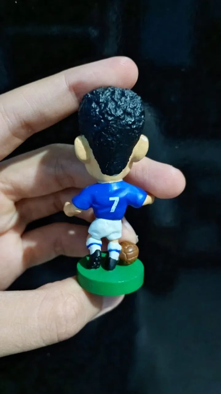 Mini craque, raro, importado, marca Prostars, Mané Garrincha, Brasil 1958. - Foto 2