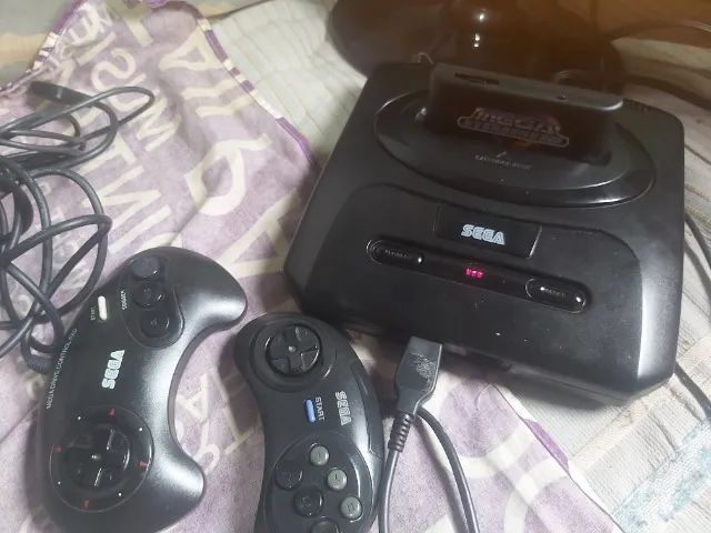 Mega Drive 3 + 2 controles + mega everdrive v3 pro - Foto 2