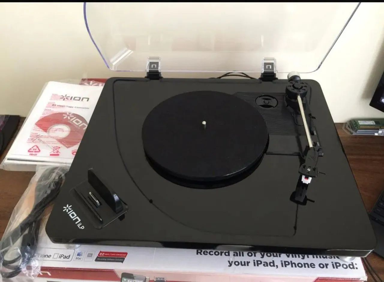 Toca discos Íon llP e Conversor discos para PC mp3 USB  - Foto 5