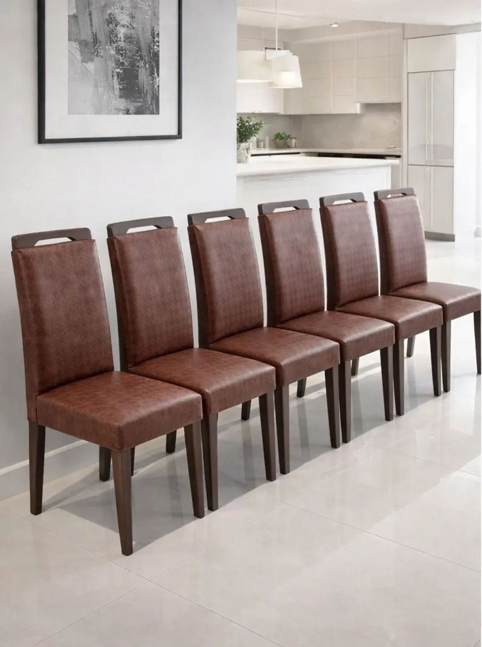 Cadeiras para Mesa de Jantar - Marrom - R$ 250,00 cada