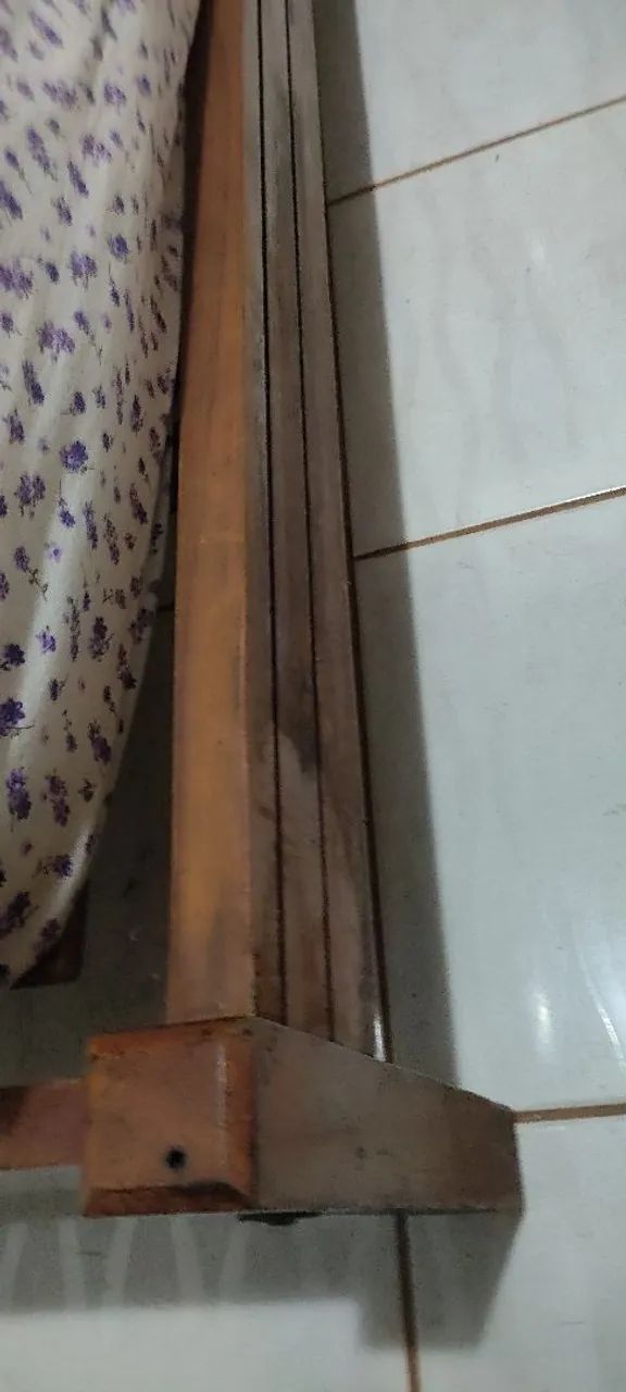 Cama madeira maciça entalhada - Foto 4