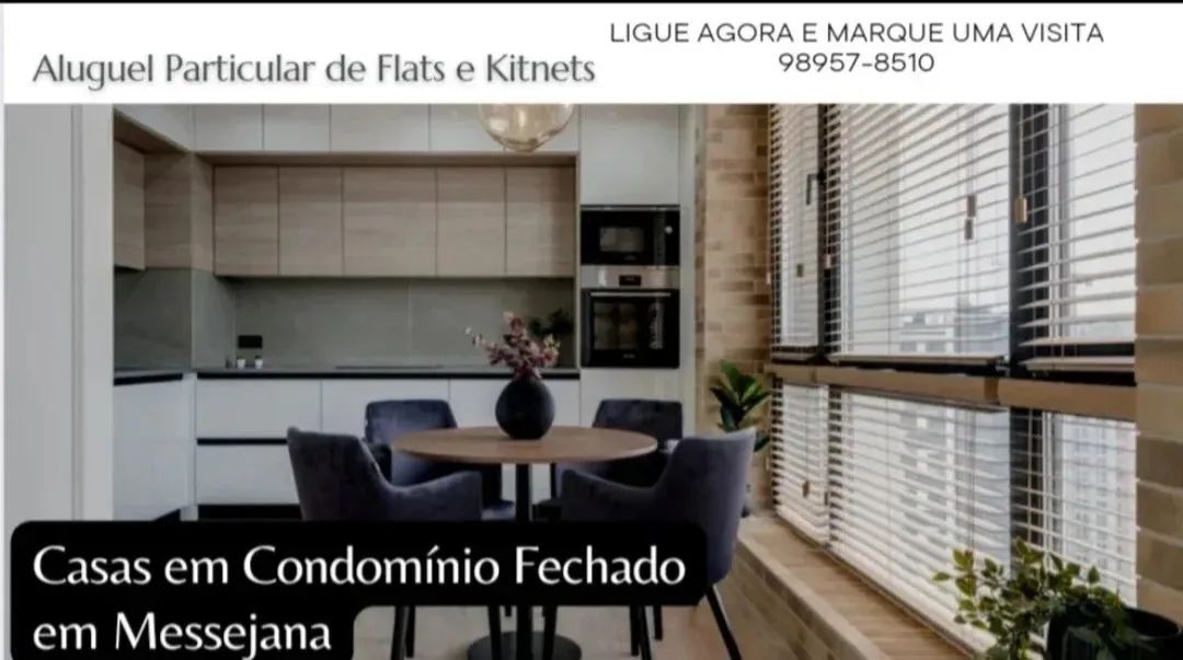 ALUGA-SE FLATS E KITNETS EM MESSEJANA 