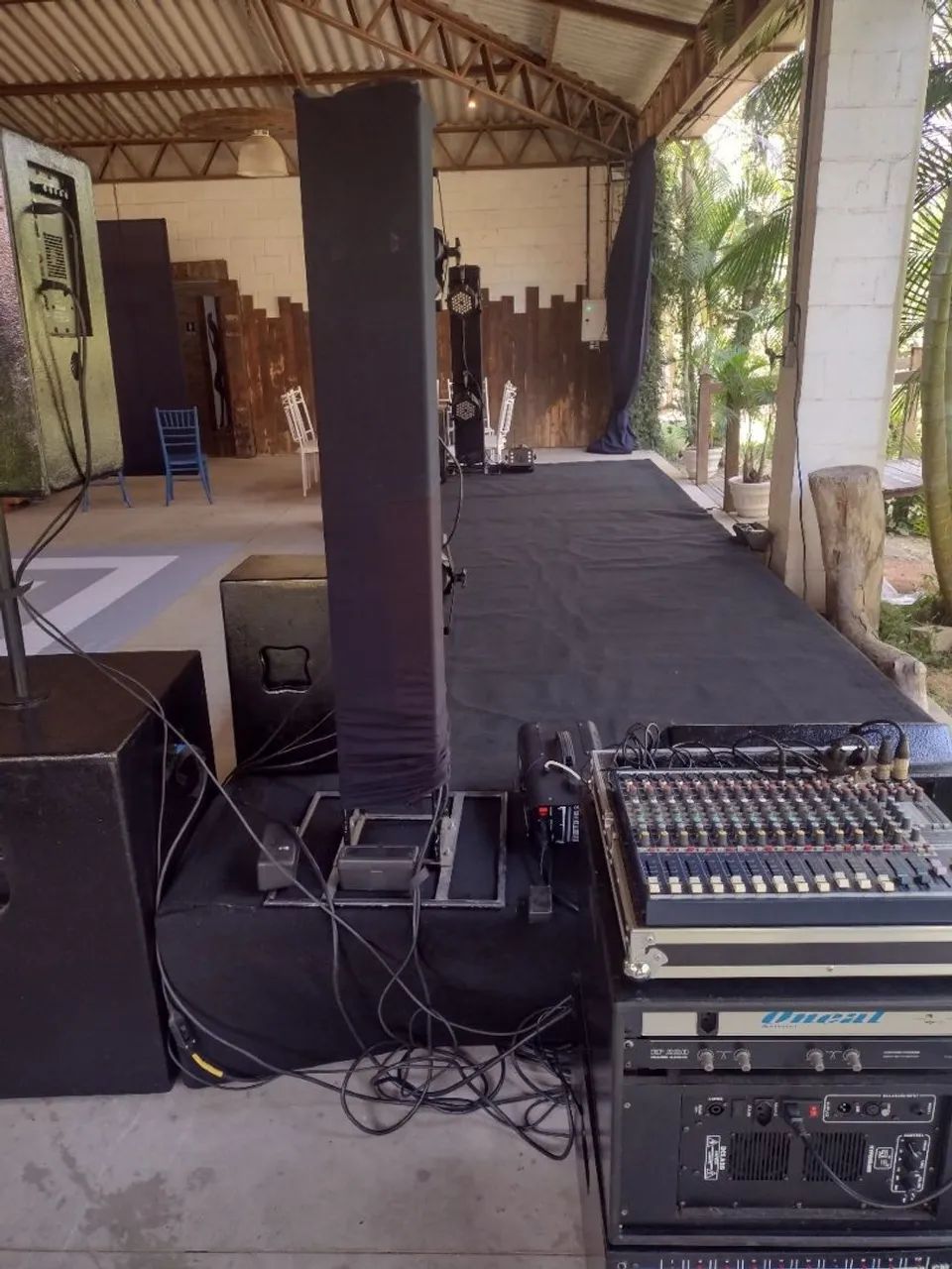 Palco [ tablado ] dj banda 