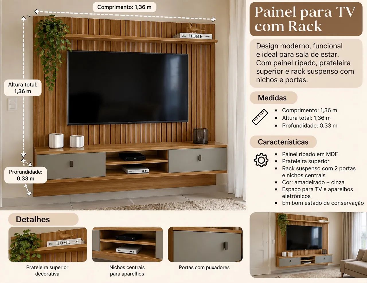 Rack painel 