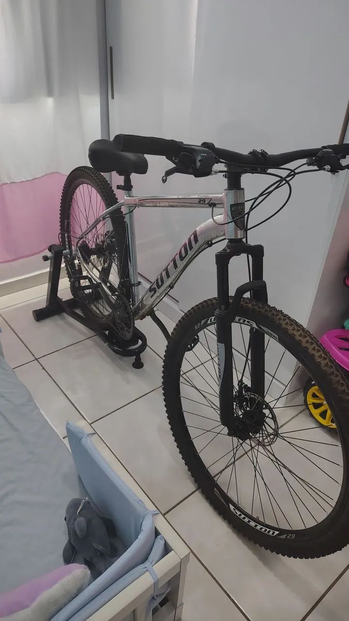 BICICLETA CROMADA ARO 29