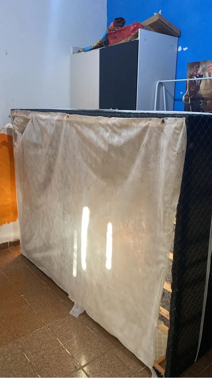 Cama de casal - semi nova  - Foto 3