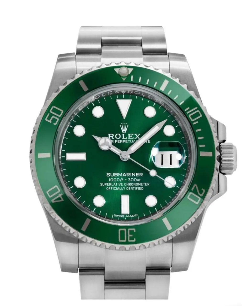 Relógio Rolex Hulk automático 
