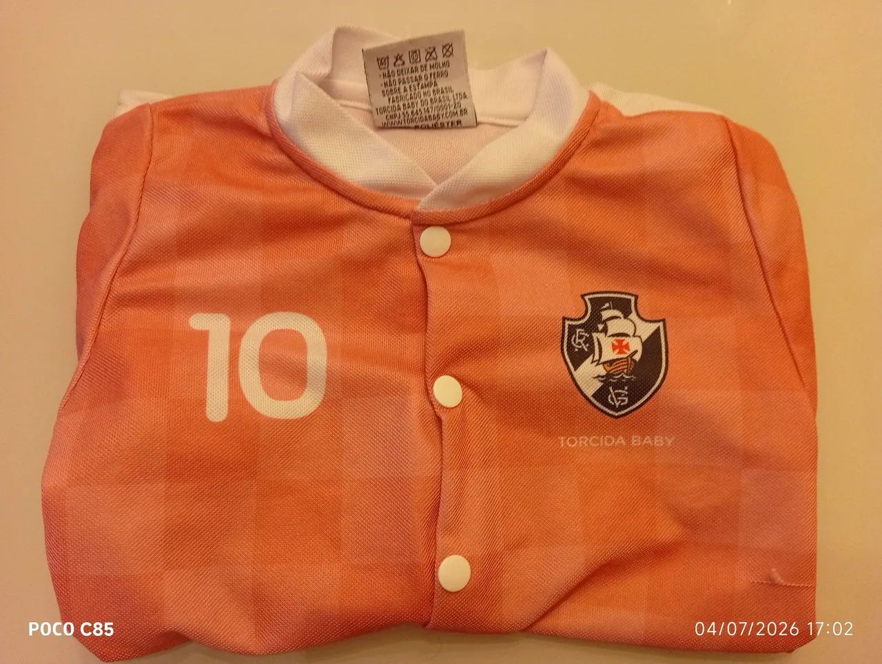 Roupa de bebê do Vasco  - Foto 5
