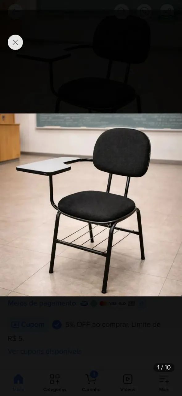 Cadeiras universitárias fabricamos 