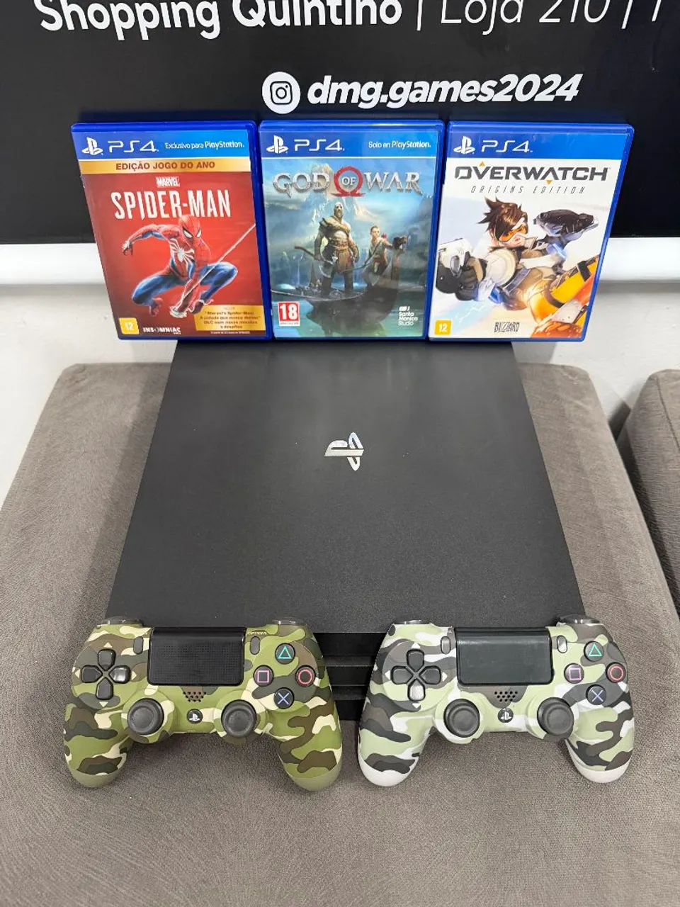 Sony PlayStation 4 Pro 1TB Standart Preto - Consoles de Vídeo Game