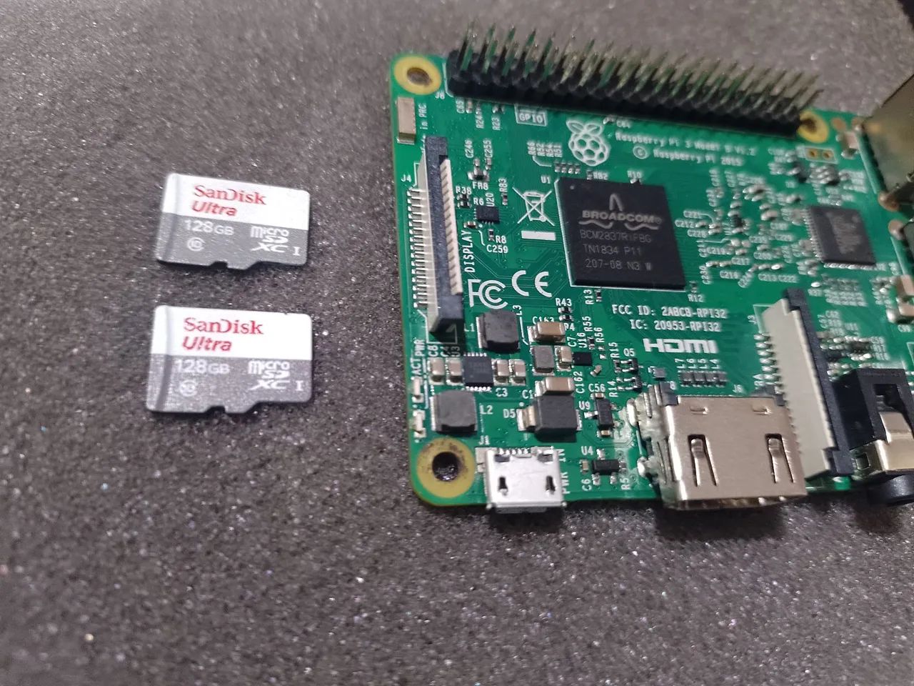 Raspberry Pi 3- Model B com cartão 128GB, 2 peças. - Foto 4