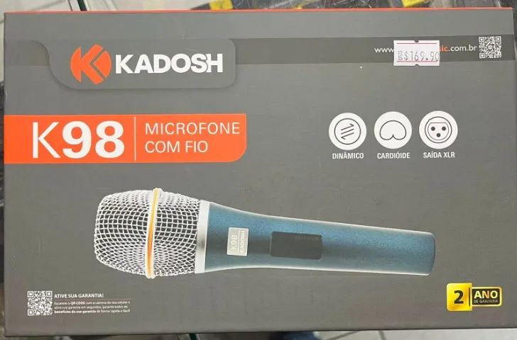 Microfone com Fio Kadosh K98 - Foto 3