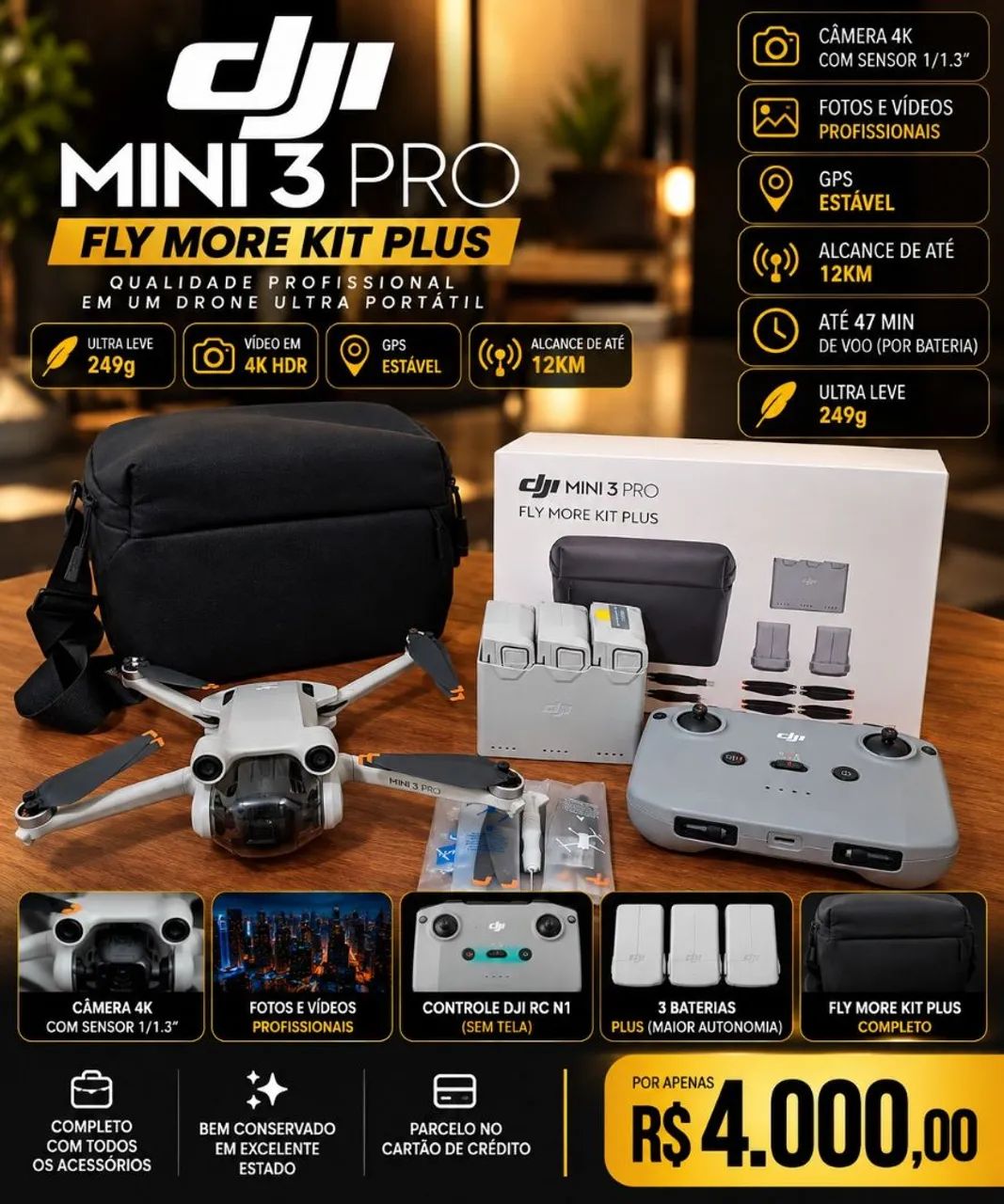 Drone Dji mini 3 combo fly more