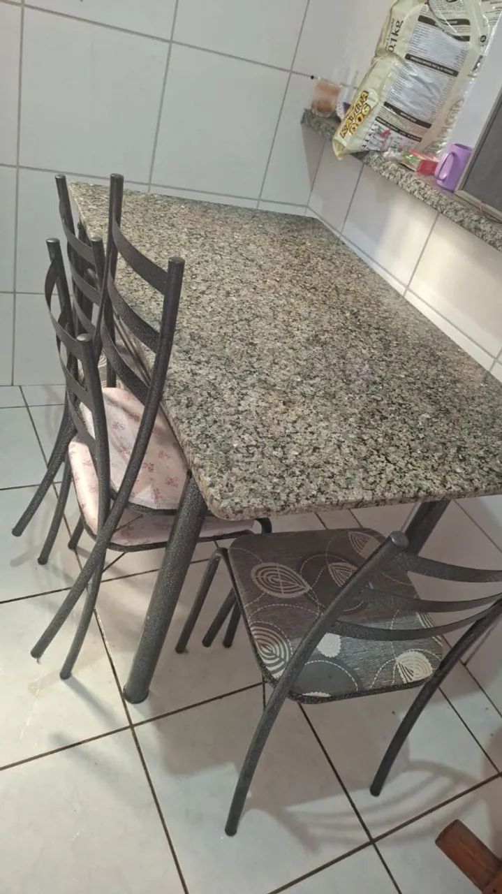 Mesa pedra de mármore 