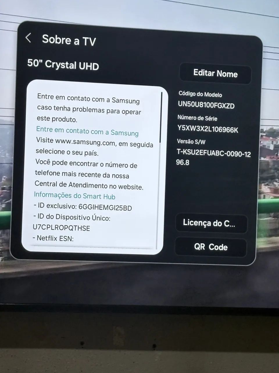 Tv 50 polegadas nova! 