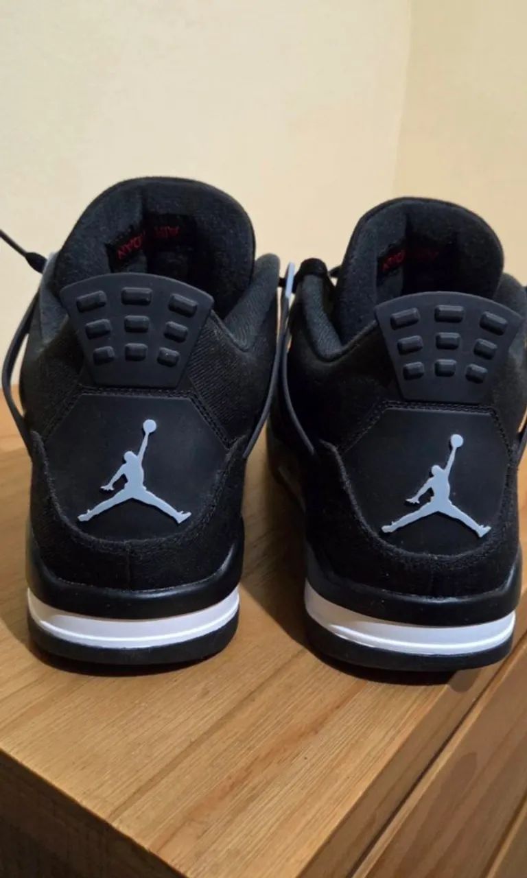 Tênis Air Jordan 4 SE Black Canvas - Foto 3