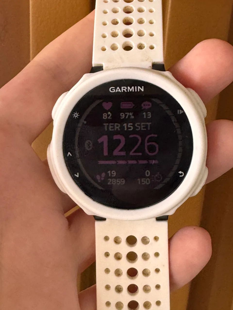 Relógio GARMIN 735 xt forerunner corrida natação triathlon  - Foto 3