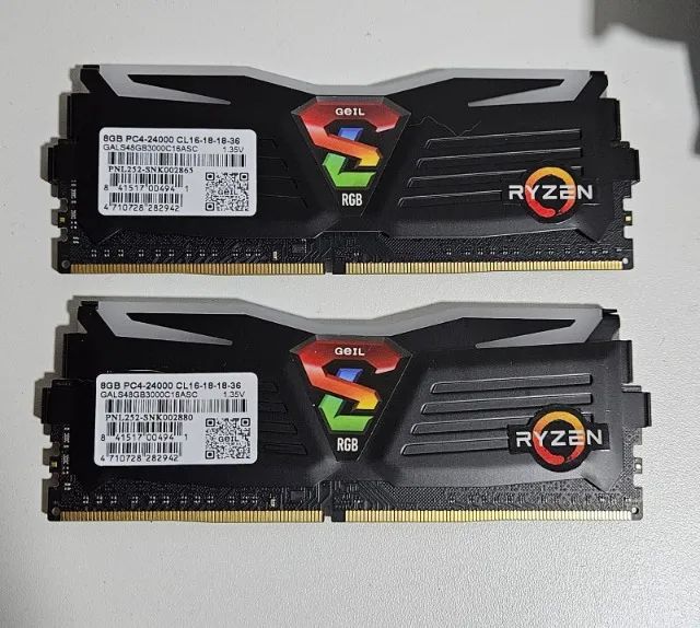 Memória 2x 8gb rgb - Foto 2