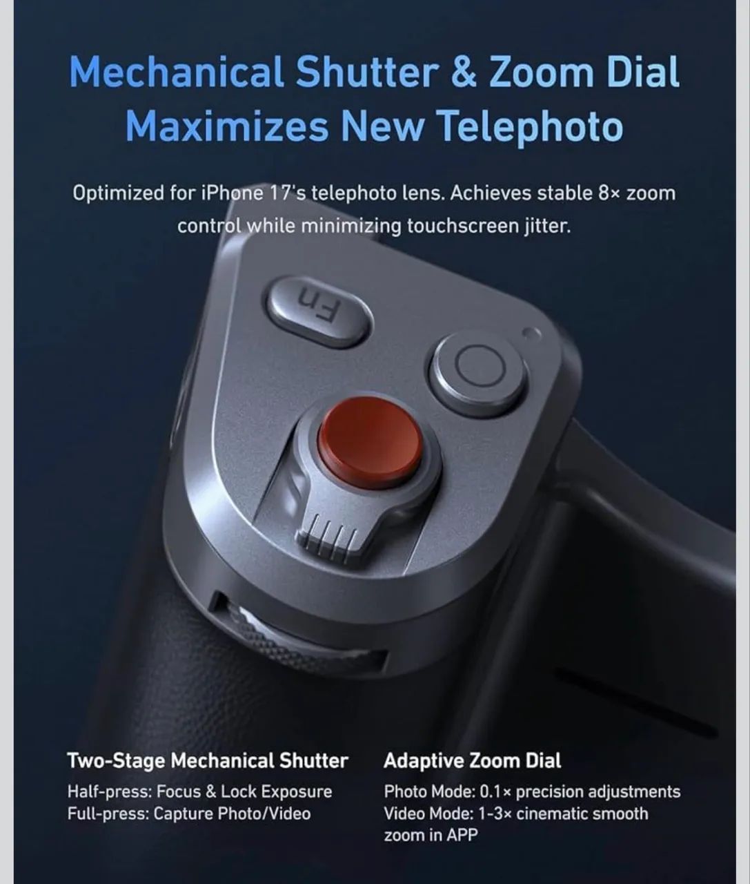 TELESIN Kit Master Grip para iPhone 17 Pro Max - Foto 2