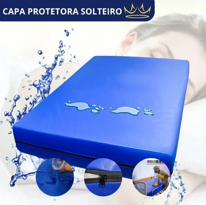 Capa de colchão impermeável solteiro  - Foto 2