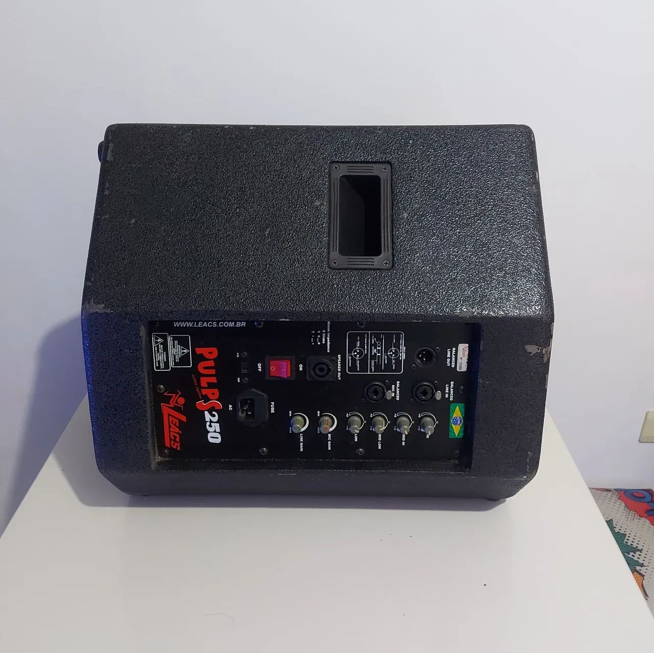 Caixa Ativa Leacs Pulps 250 - 160W RMS (10 Pol) - Profissional/Madeira - Foto 3