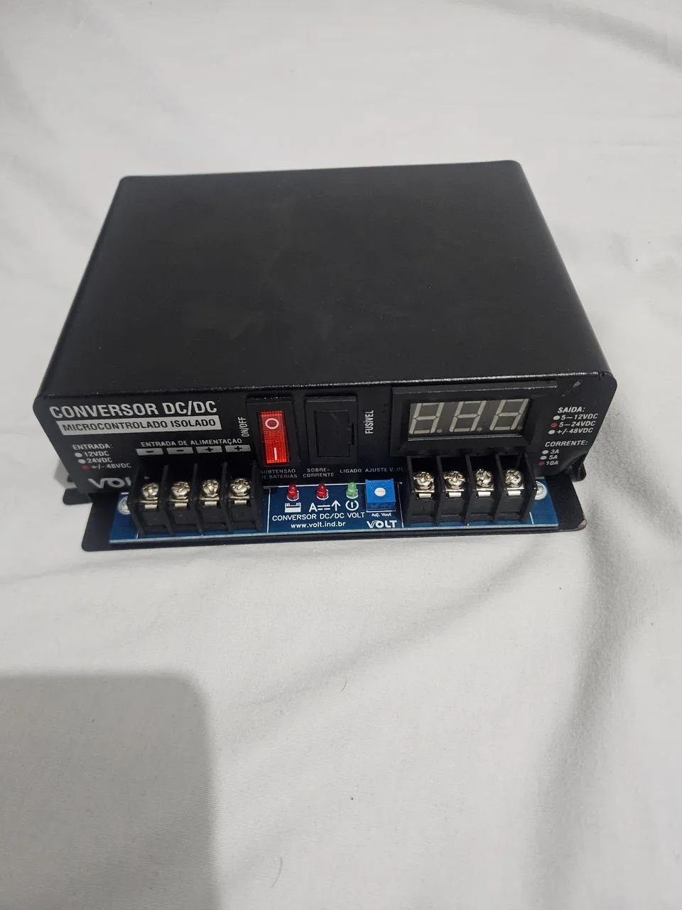 Conversor DC/DC Microcontrolado Isolado | Step Up/Down | Proteção Sobrecarga e Curto