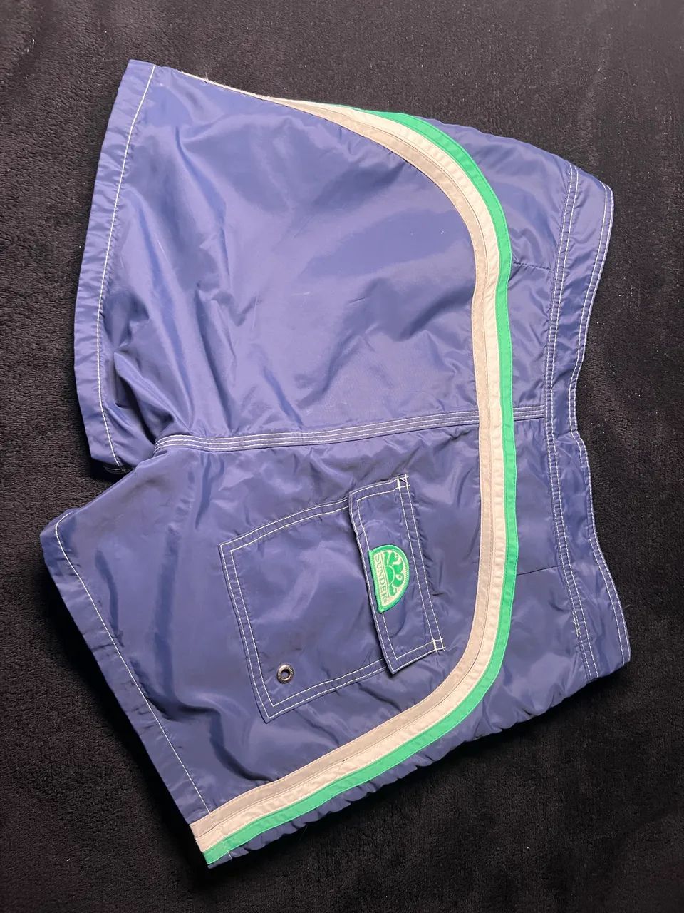 SHORT SUNDEK SEM ELÁSTICO | AZUL E VERDE  - Foto 5