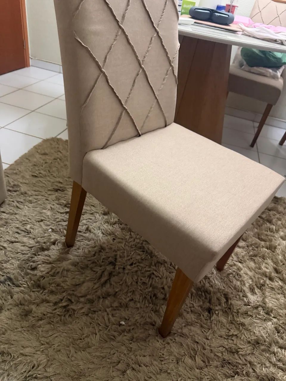 Jogo de cadeia de mesa de jantar 