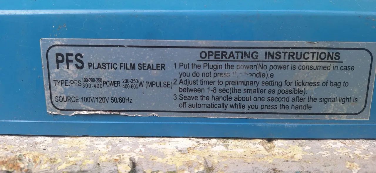 Seladora PFS Plastic Film Sealer - Foto 5