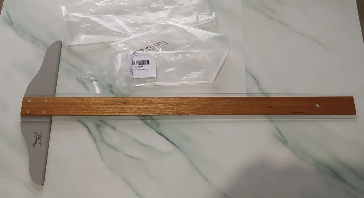 Régua T Trident 60cm Profissional  - Foto 3