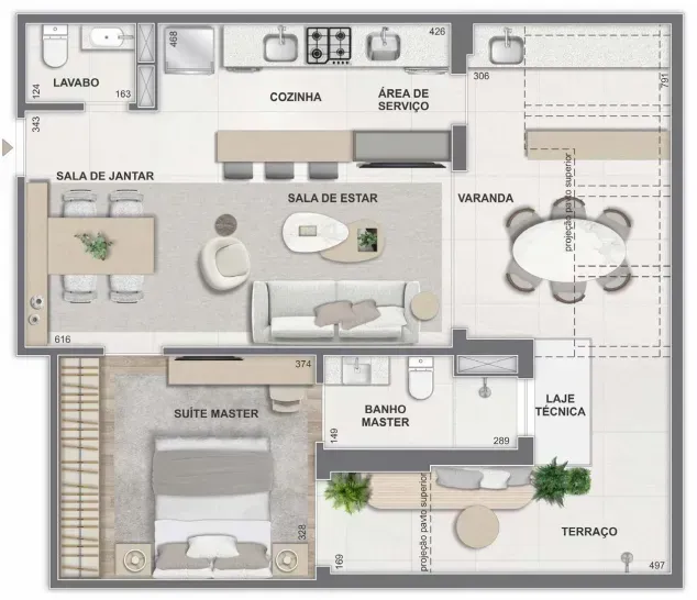 PLANTA 73m²