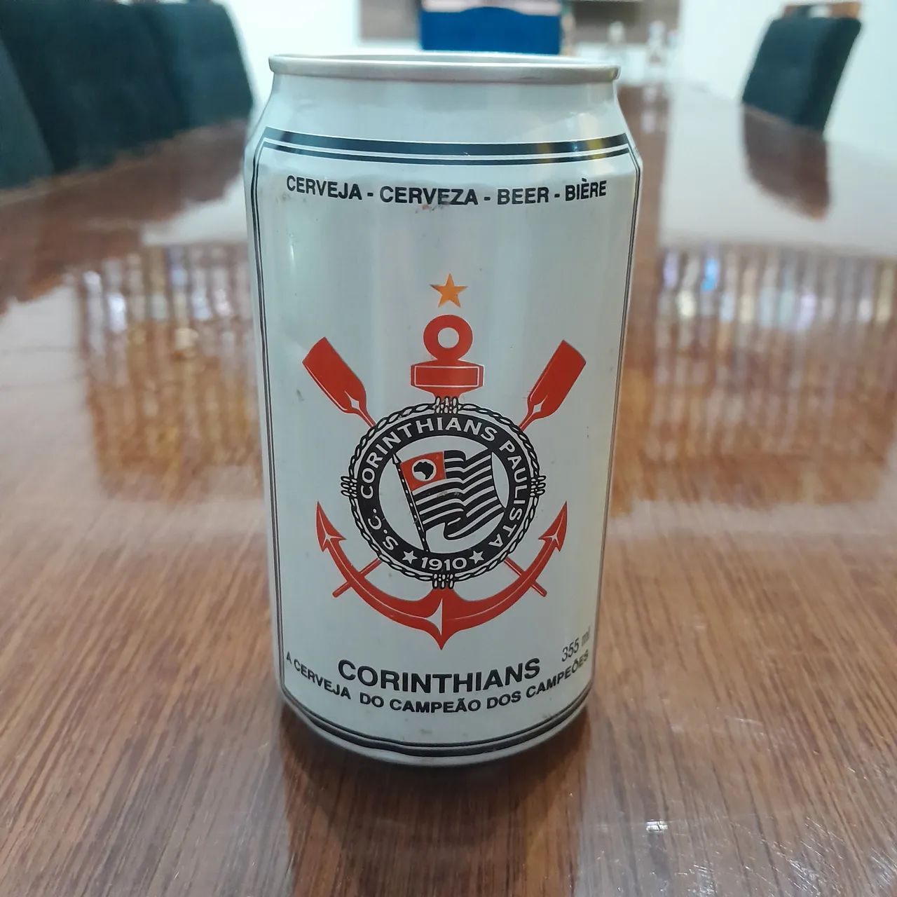 Lata de cerveja Corinthians antiga 