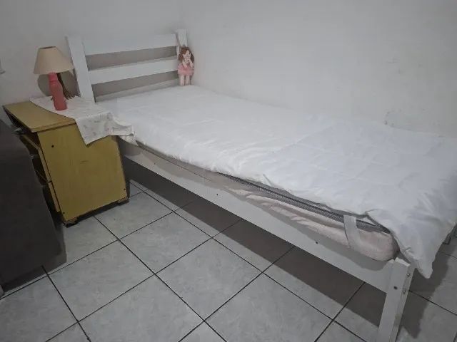 Cama solteiro com colchão solteiro - Foto 4