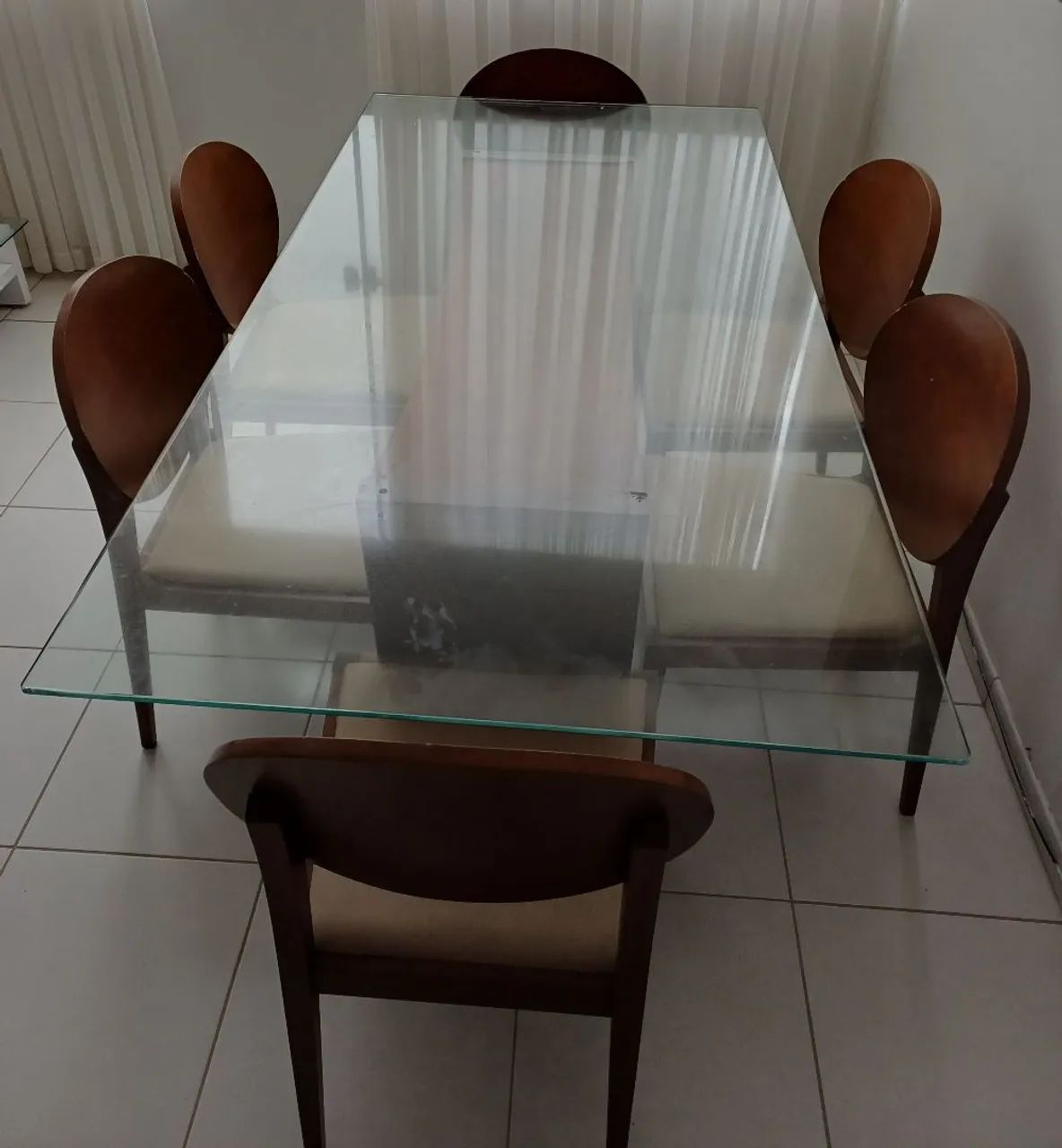 Mesa  de madeira 6 lugares  - Foto 3