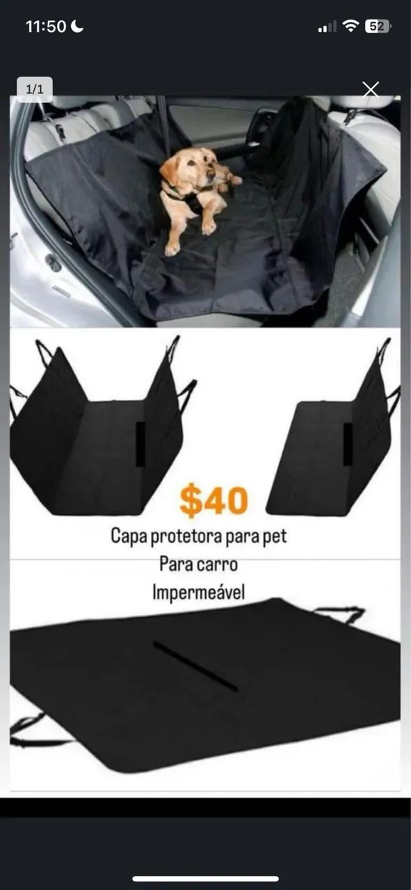 CAPA PROTETORA IMPERMEÁVEL PARA PETS