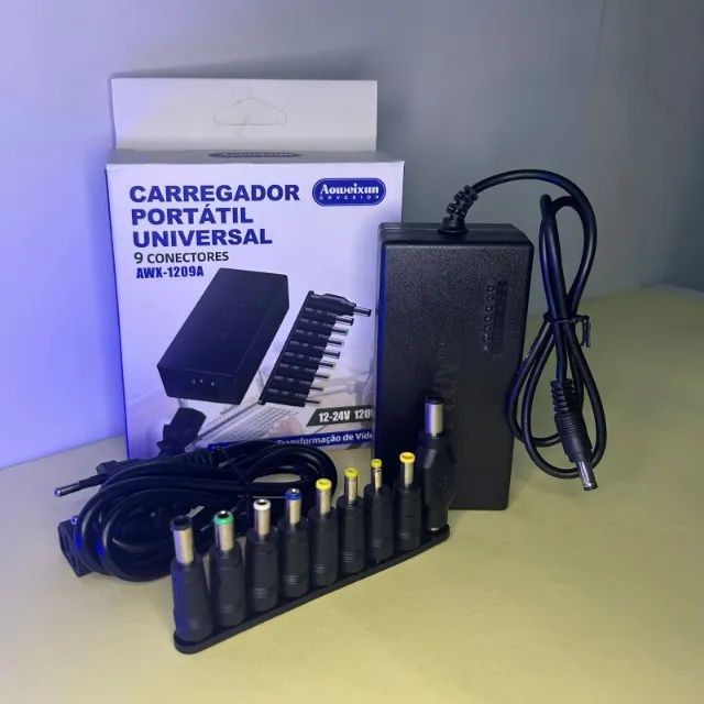 CARREGADOR NOTEBOOK UNIVERSAL - FAÇO ENTREGA