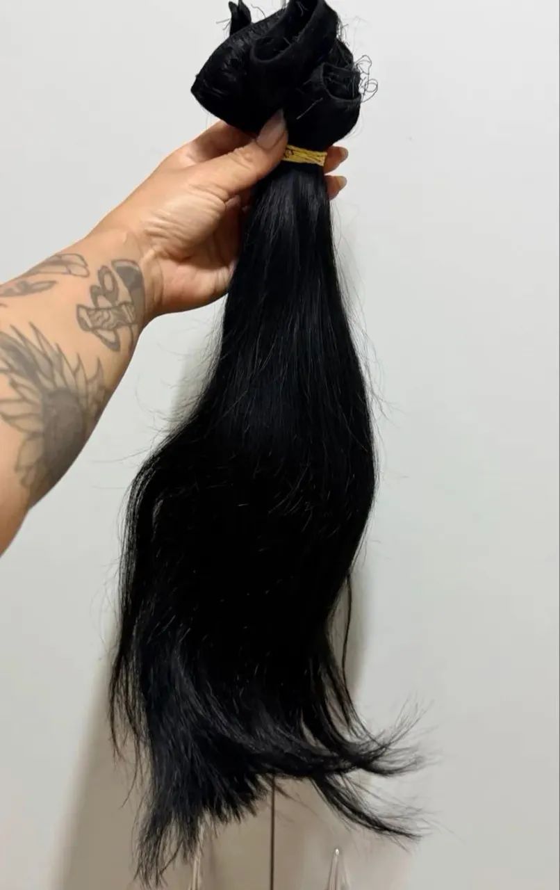 CABELO HUMANO BRASILEIRO 58cm  - Foto 2
