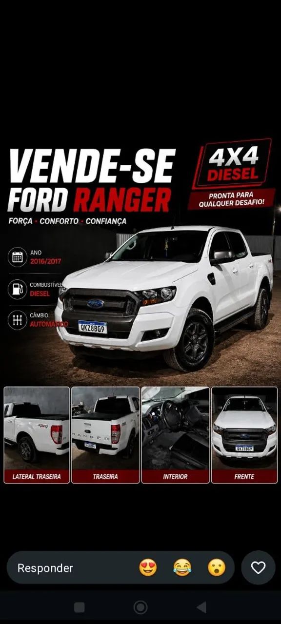 Ford Ranger Ranger XLS 2.2 4x4 CD Diesel Aut. 2017