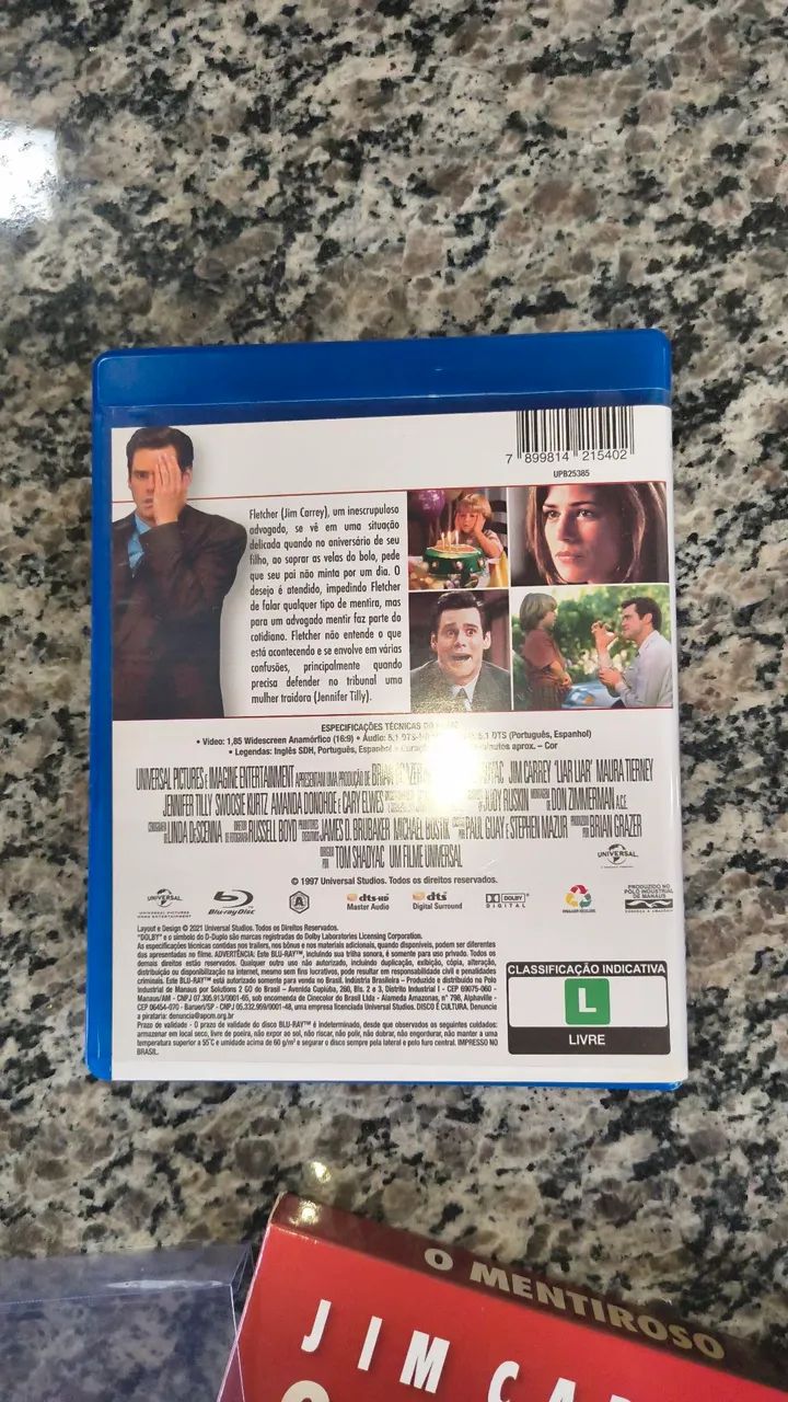 Blu-ray O Mentiroso Com Luva - Foto 3