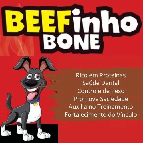 Petisco Cães Bifinho Macio Carne ou Frango - Foto 3