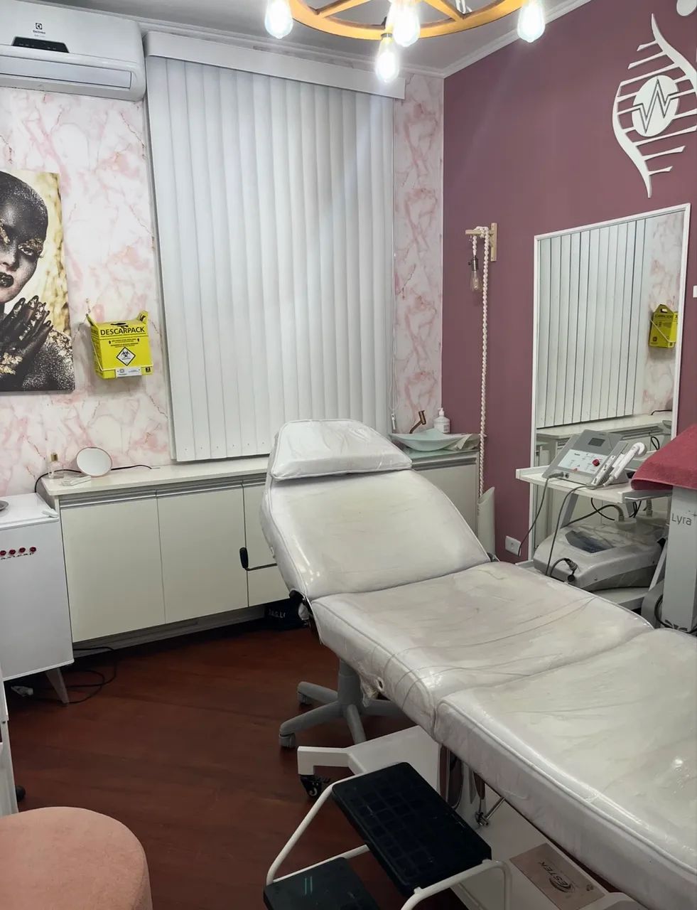 Sala para atendimento estético 