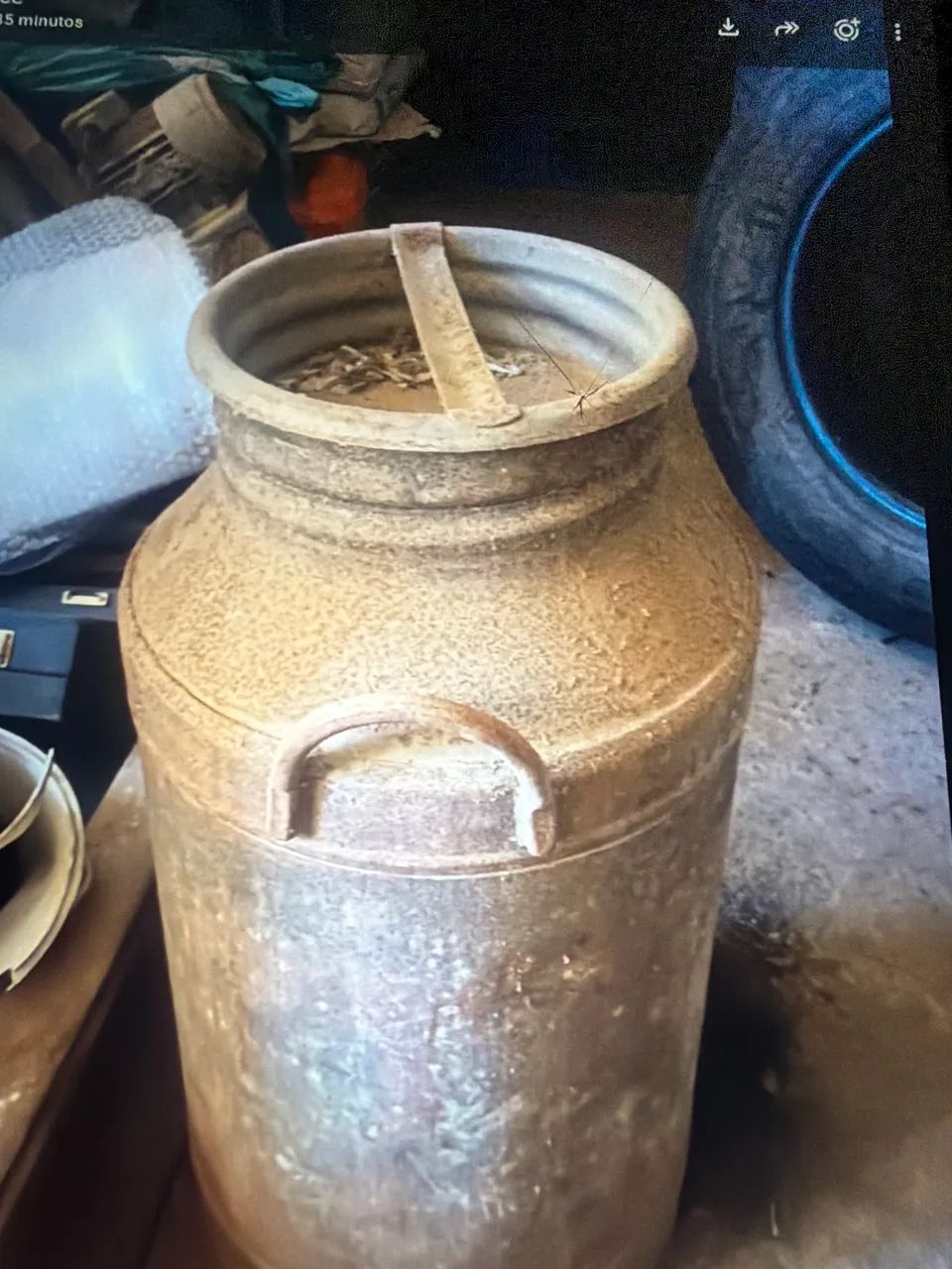 Latão de leite antiguidade 50l
