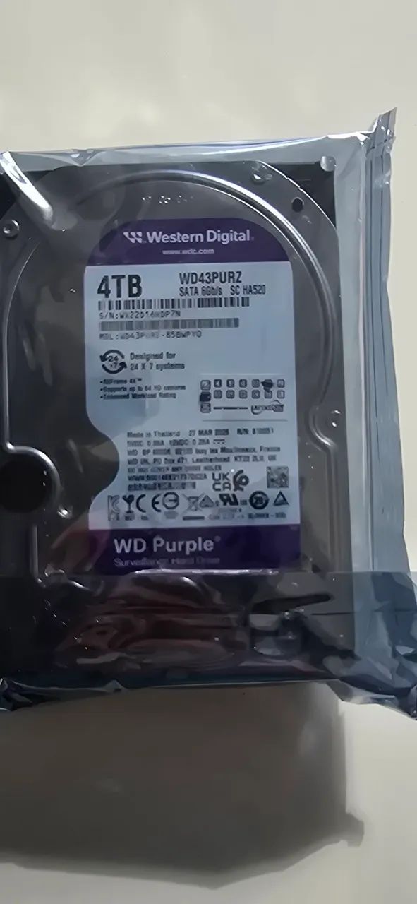 Hd 4Tera WD purple.  - Foto 2