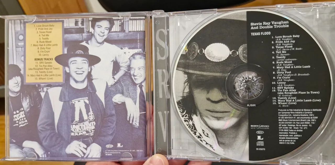 Cd - Stevie Ray Vaughan e Double Trouble - Texas Flood - Foto 3