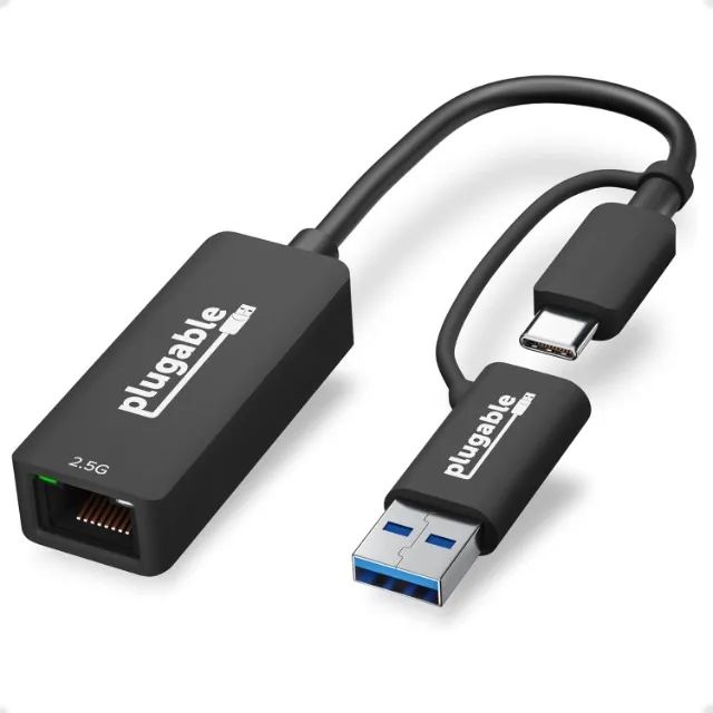 Plugable 2.5g Usb-c E Usb Para Ethernet Adapter Rj-45