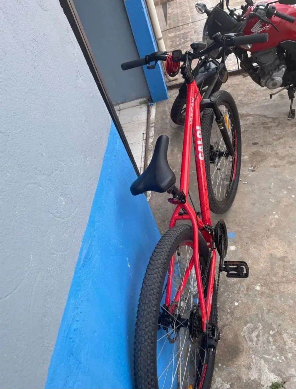 Bicicleta aro 29 vermelha - Foto 5