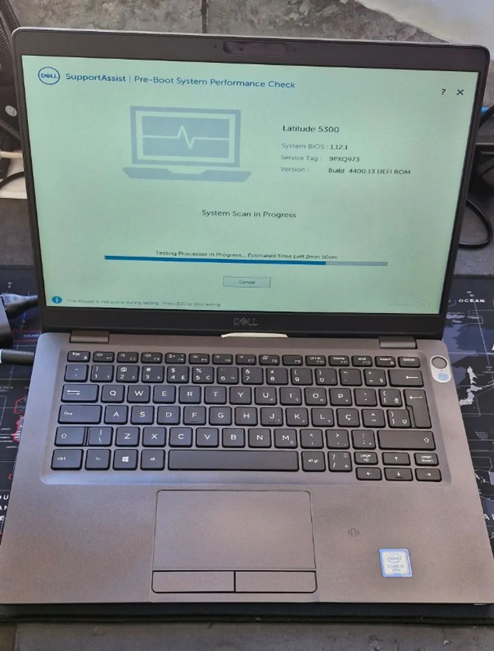 Notebook Dell Latitude 5300 i5 8g 8Gb ram 256 M.2 SSD.