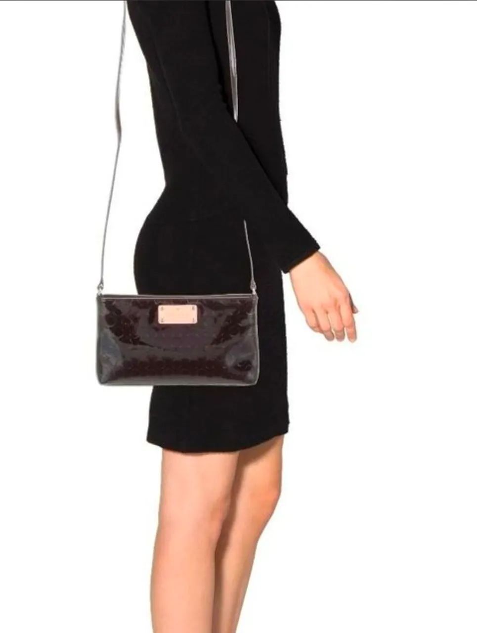 Bolsa kate spade envernizada preta - Foto 5