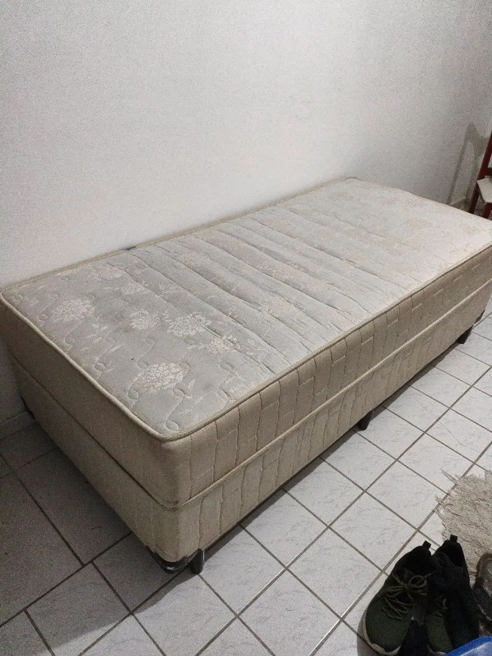 Cama box solteiro com molas - Foto 2