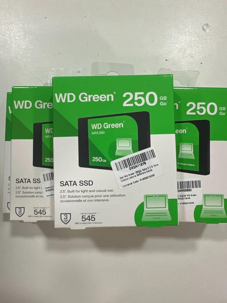 Ssd 250gb wd green sata